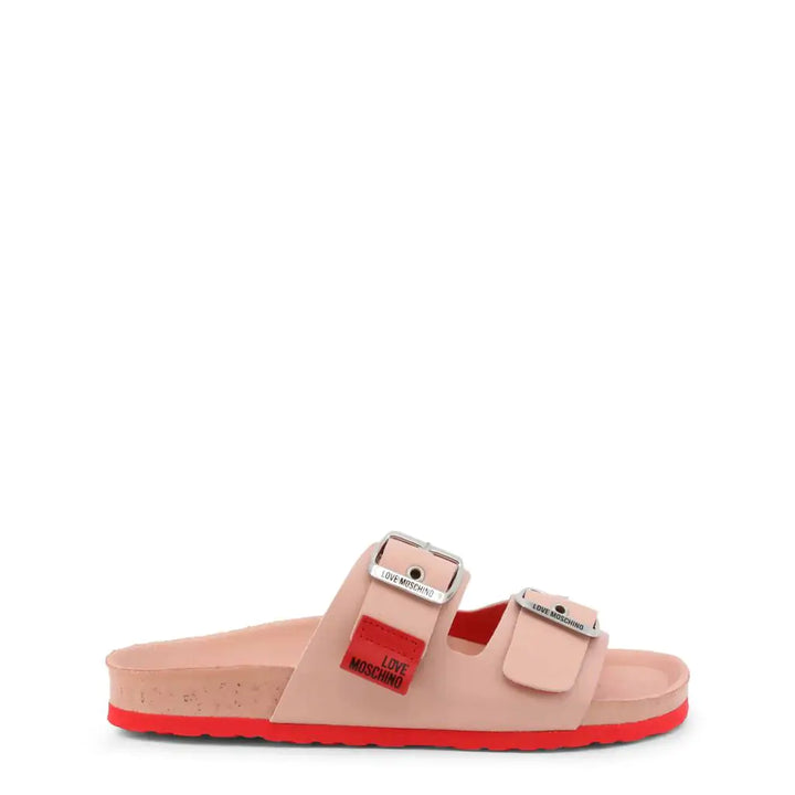 Pink Slide Sandals - GlimmaStyle