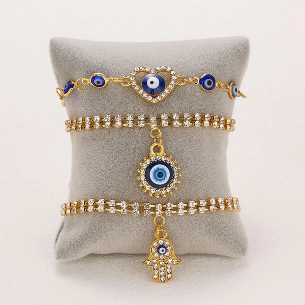 Classic Turkish Evil Eye Bracelet - GlimmaStyle