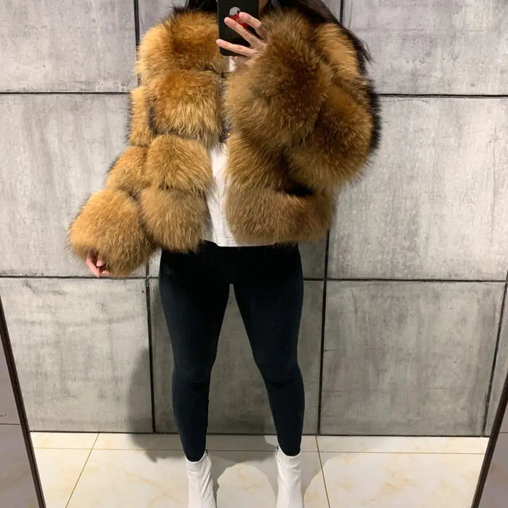 Picture Perfect Thick Fur Coat - GlimmaStyle