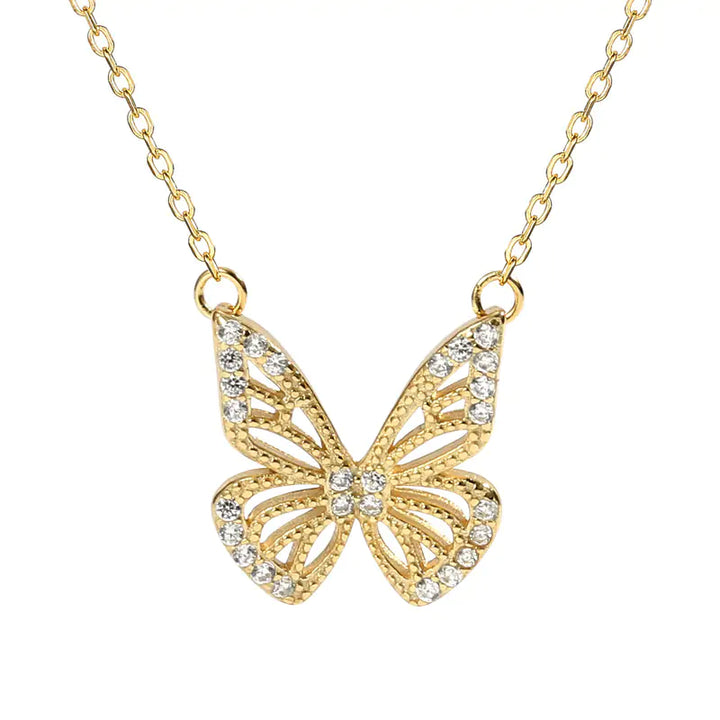 Clavicle Chain Butterfly Necklace - GlimmaStyle