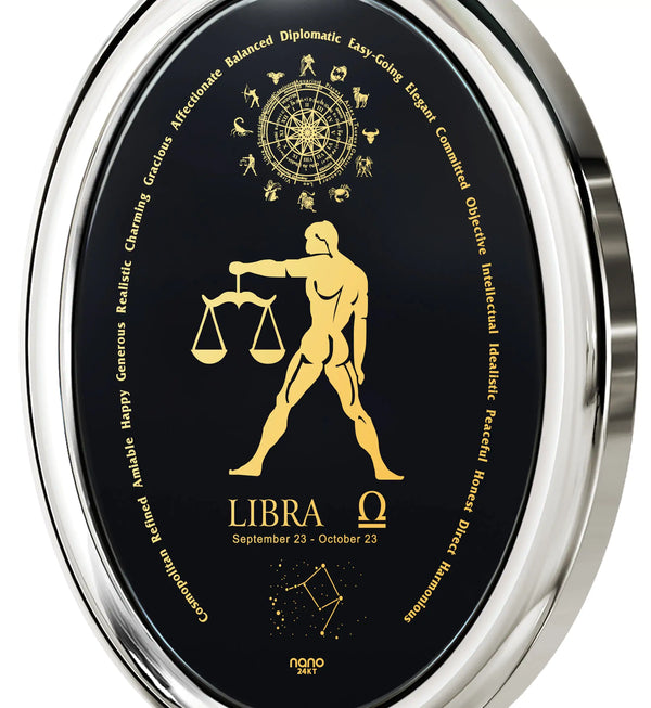 Libra Zodiac Necklace - GlimmaStyle