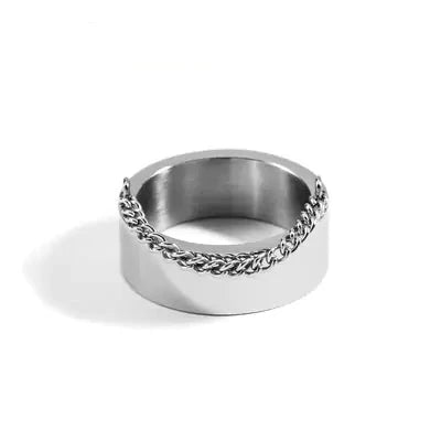 Modern Vintage Chain Ring - GlimmaStyle