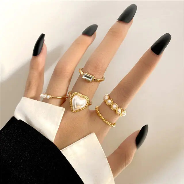 Boho Ring Set - GlimmaStyle