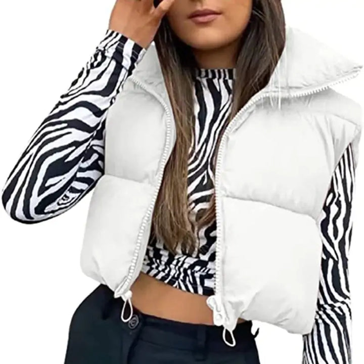 Quilted Vest Winter Coat Jacket - GlimmaStyle