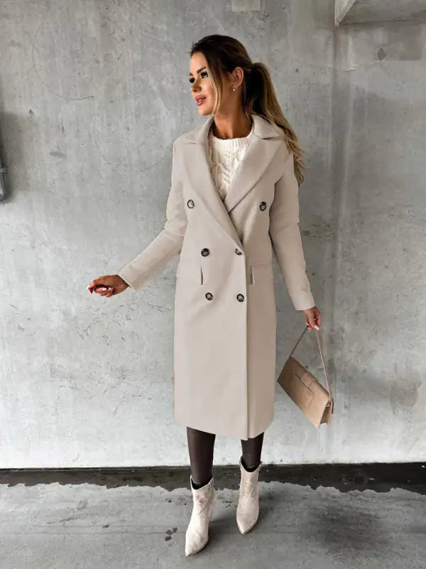 Business Casual Overcoat for Women - GlimmaStyle