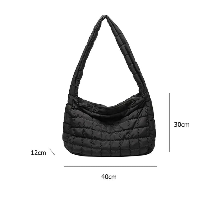 Lattice Pattern Shoulder Bag - GlimmaStyle