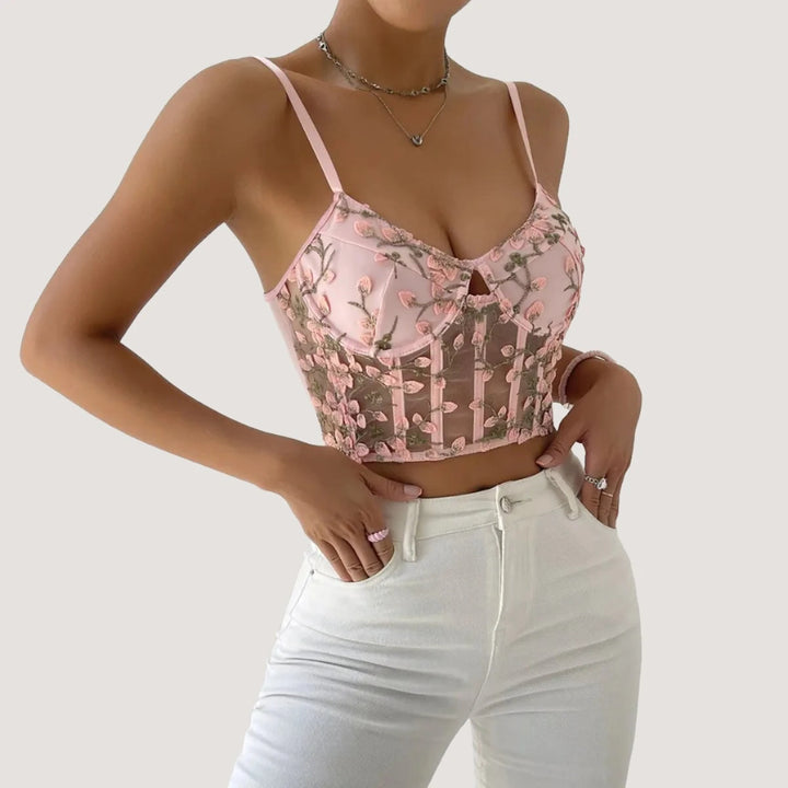 Women's Velvet Fashion Sexy Corset Top - GlimmaStyle