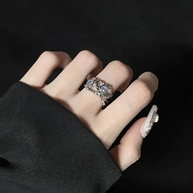 Aesthetic Crystal Love Ring - GlimmaStyle