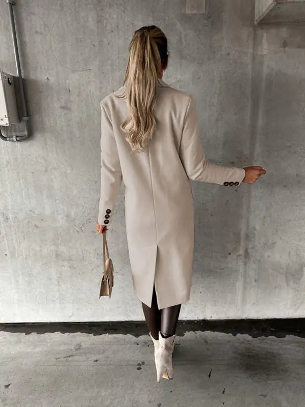 Business Casual Overcoat for Women - GlimmaStyle