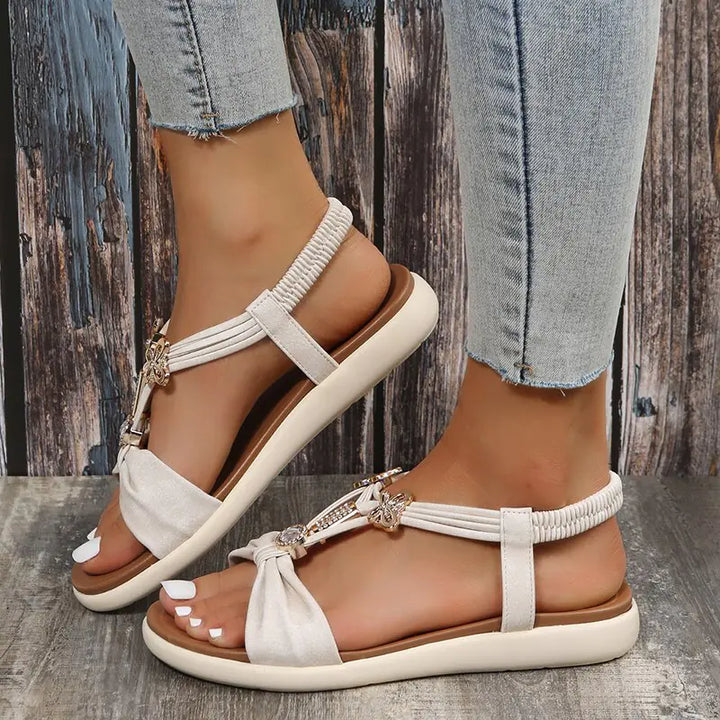 Roman Style Flat Sandals - GlimmaStyle