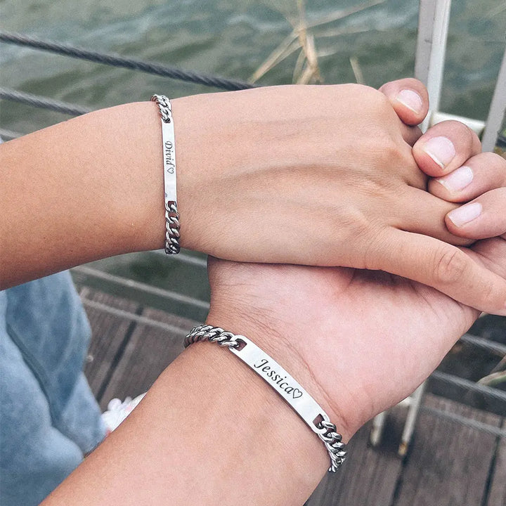 Stainless Steel Couple Bracelet - GlimmaStyle