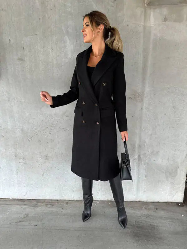 Business Casual Overcoat for Women - GlimmaStyle