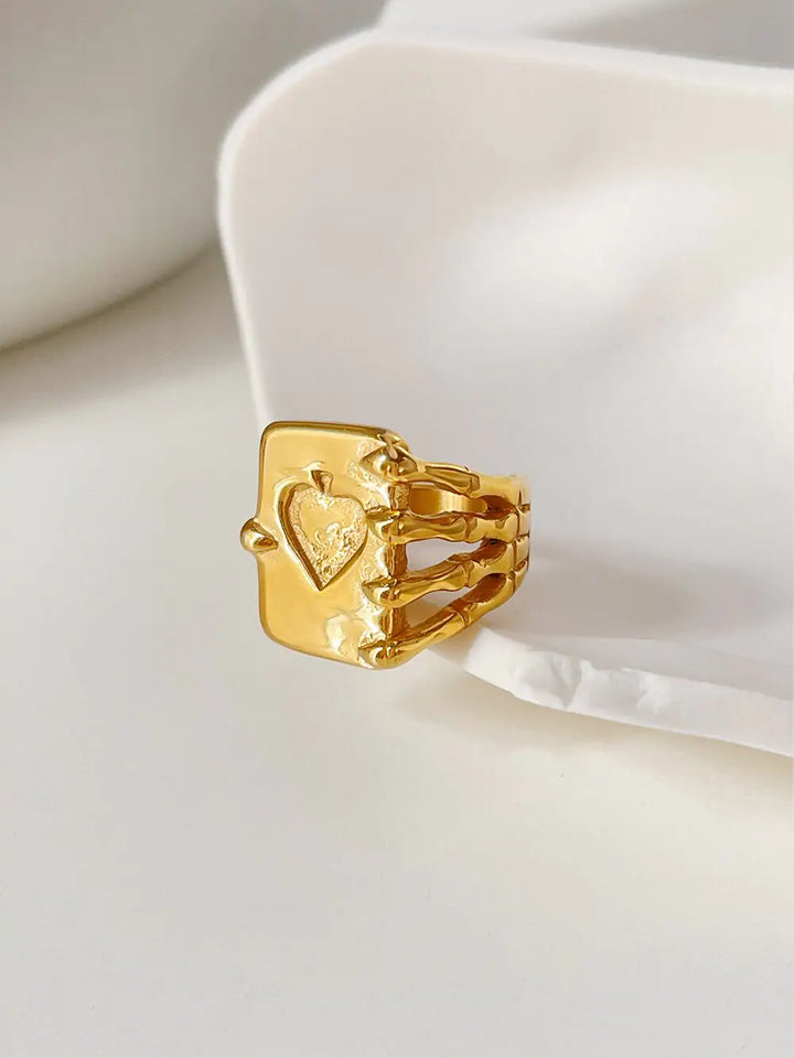 Gold Plated Magic Book Ring - GlimmaStyle