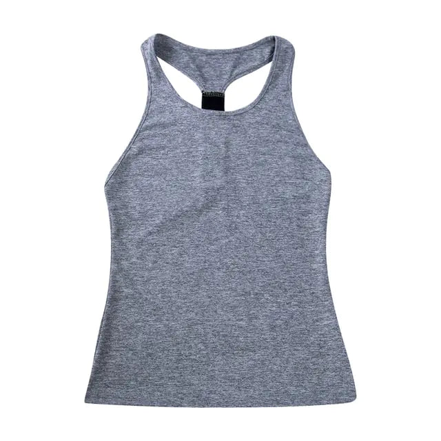 Casual Sleeveless Women  Yoga Shirts - GlimmaStyle