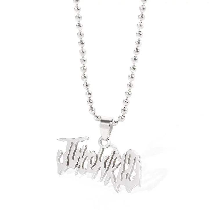 Rapper Letter Necklace - GlimmaStyle