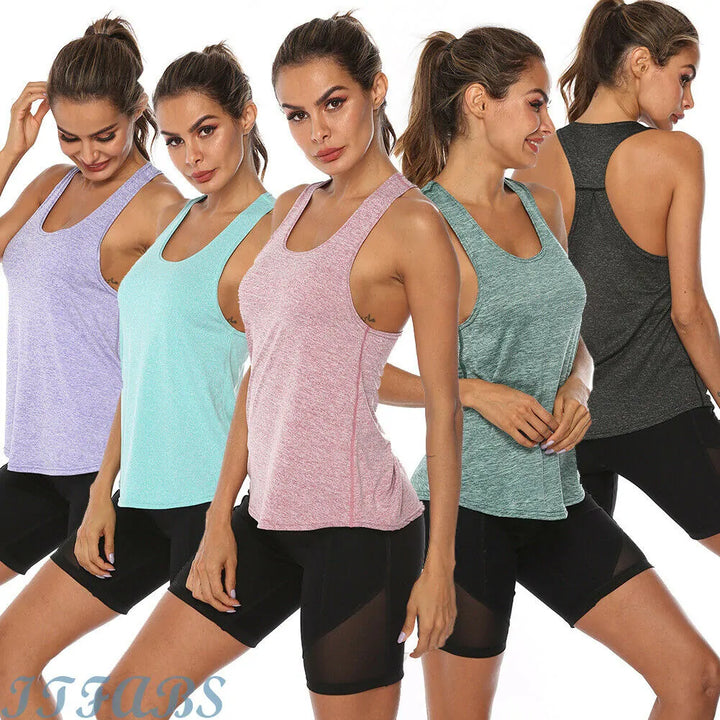 Running Vest Fitness Yoga Shirts - GlimmaStyle