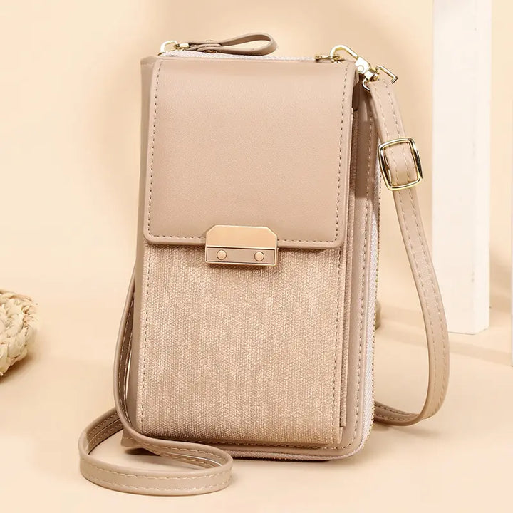 PU Leather Ladies Wallet Crossbody Bag - GlimmaStyle