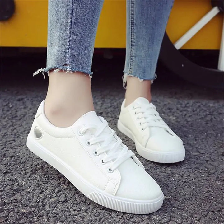 Skate White Shoes - GlimmaStyle