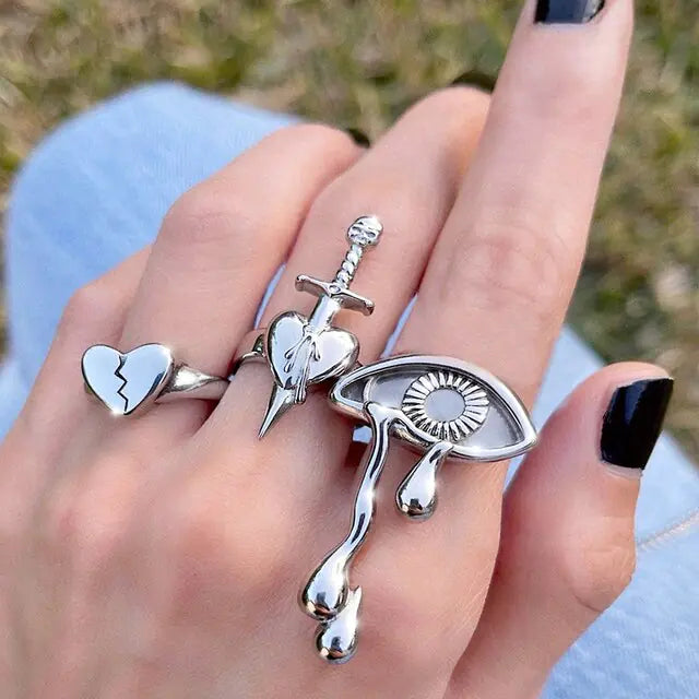 Boho Ring Set - GlimmaStyle