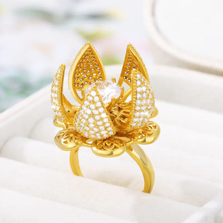 Garland Flowers Rings - GlimmaStyle