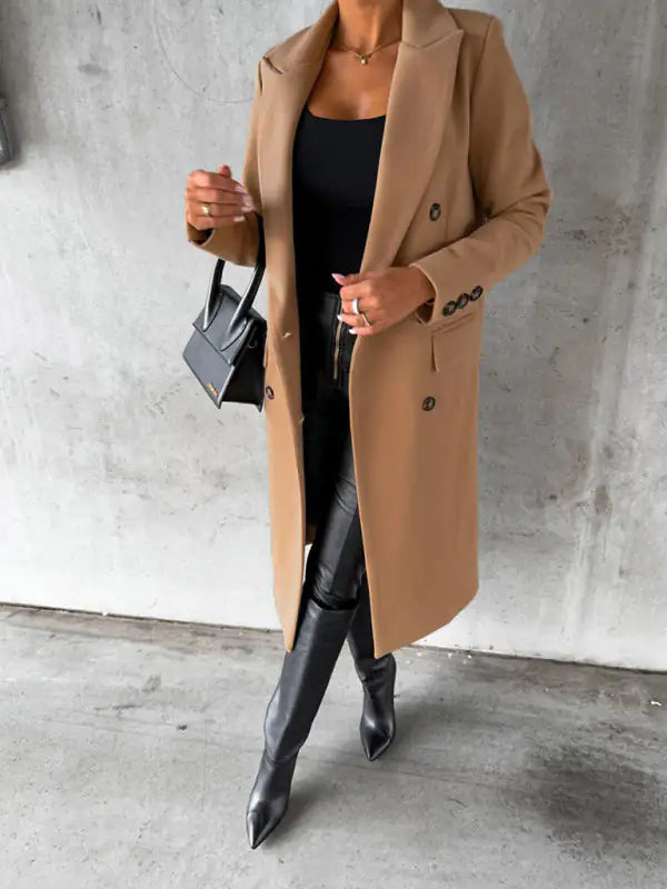 Business Casual Overcoat for Women - GlimmaStyle