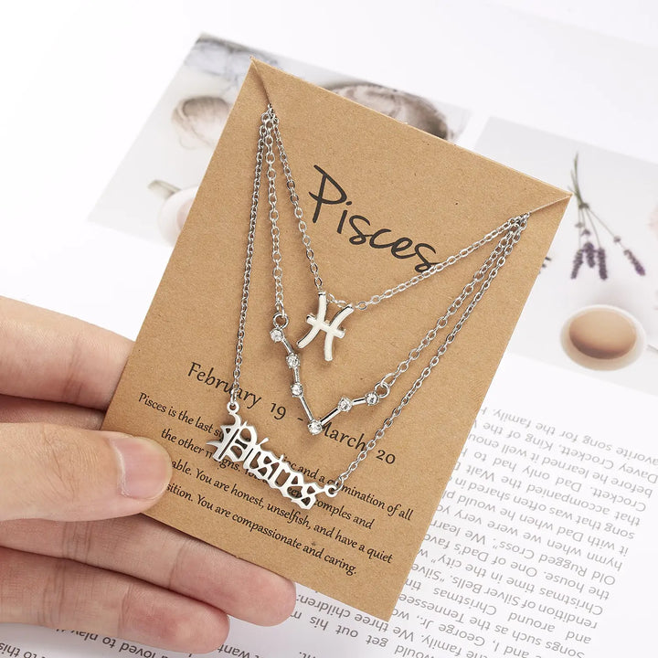 Zodiac Sign Necklace - GlimmaStyle