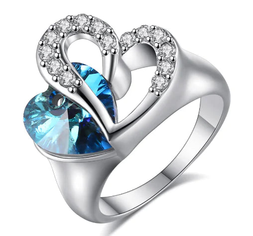 Heart Stone Ring - GlimmaStyle