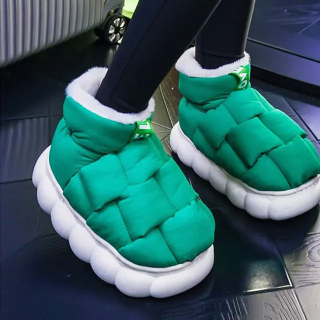 Warm Plush Lining Slippers - GlimmaStyle