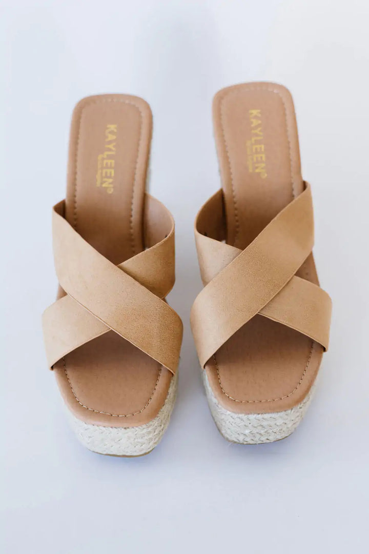 Espadrille Wedge Sandals - GlimmaStyle