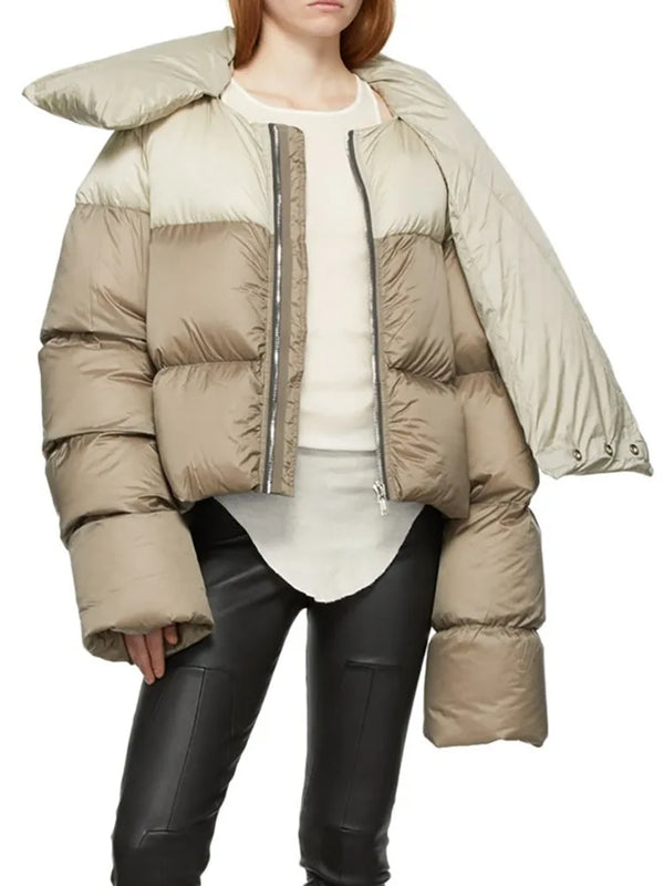 Winter Padded Scarf Coat - GlimmaStyle