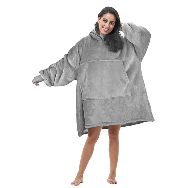 Blanket Hoodie Oversized - GlimmaStyle