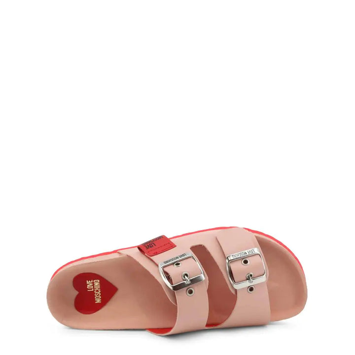 Pink Slide Sandals - GlimmaStyle