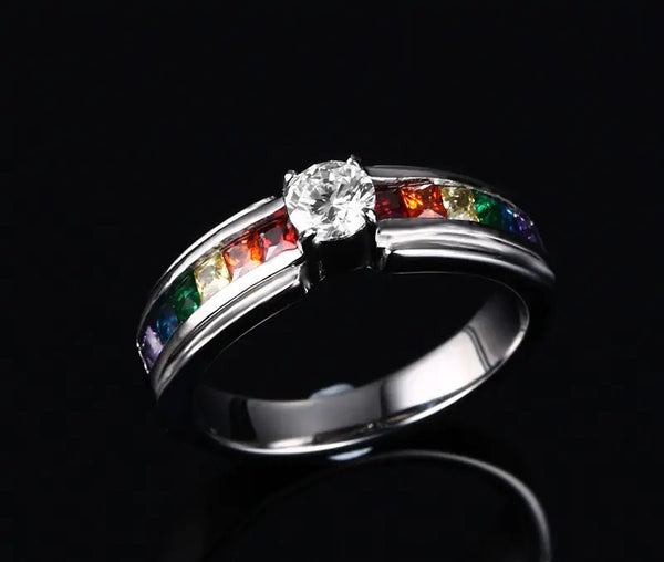 Zircon Rainbow Ring - GlimmaStyle