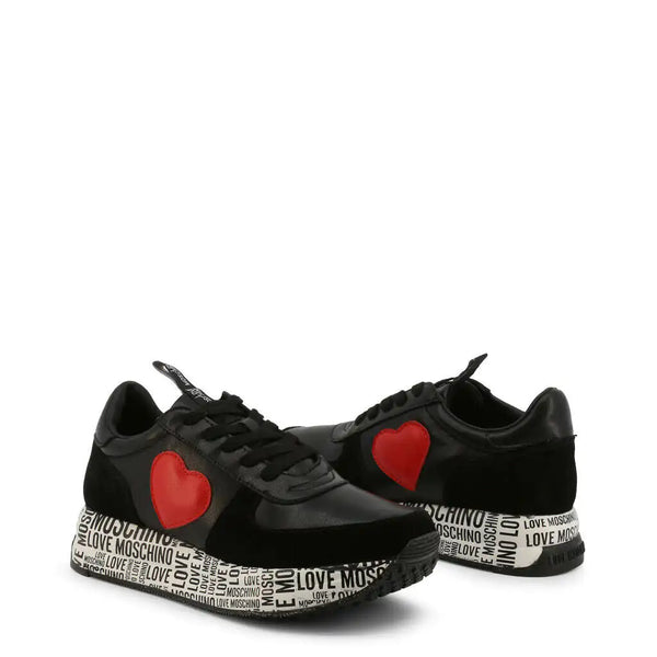 Black Heart Sneakers - GlimmaStyle