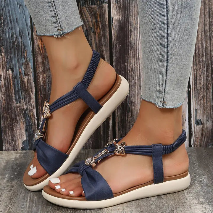 Roman Style Flat Sandals - GlimmaStyle