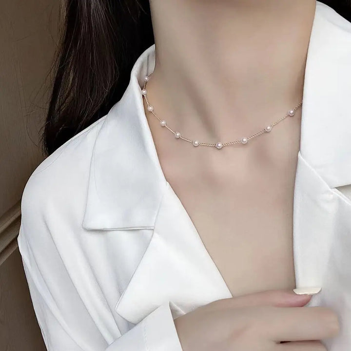 Pearl  Necklace - GlimmaStyle