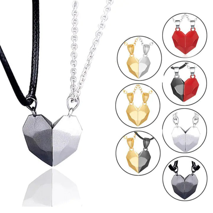 Korean Fashion Magnetic Couple Necklace - GlimmaStyle