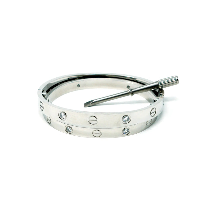 Silver Love Bracelet - GlimmaStyle