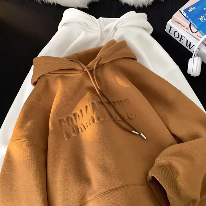 Winter Letter Women Thicken Hoodies - GlimmaStyle