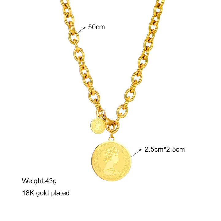 Coin Necklace - GlimmaStyle