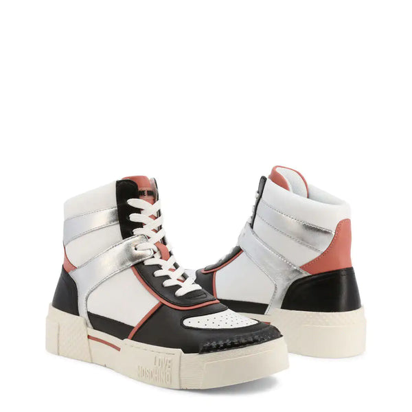 Silver High Top Sneakers - GlimmaStyle