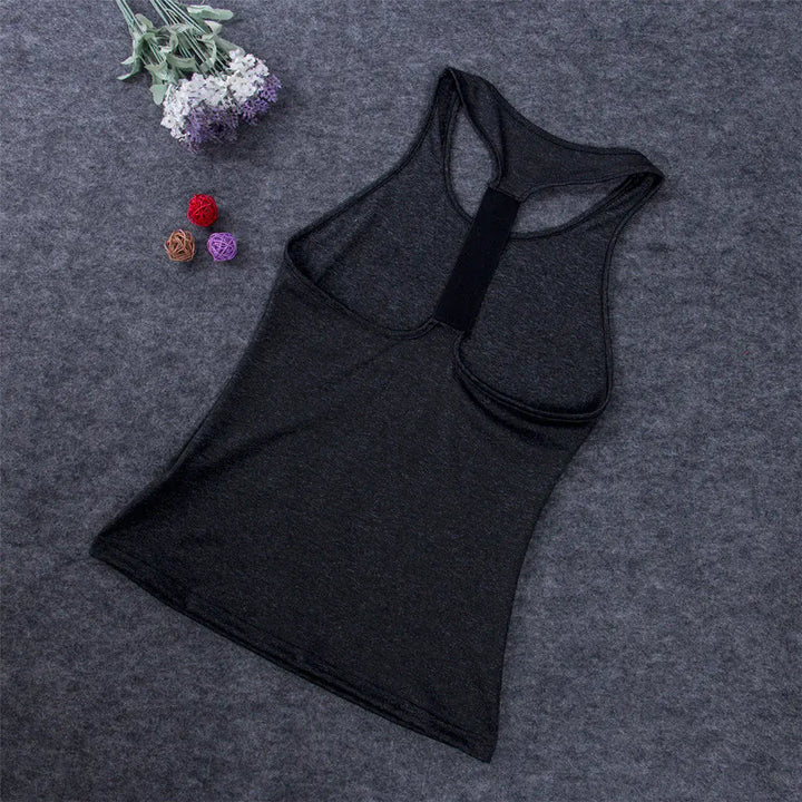 Casual Sleeveless Women  Yoga Shirts - GlimmaStyle