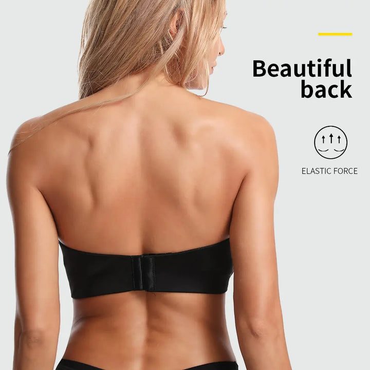 Invisible Push-Up Strapless Bra - GlimmaStyle