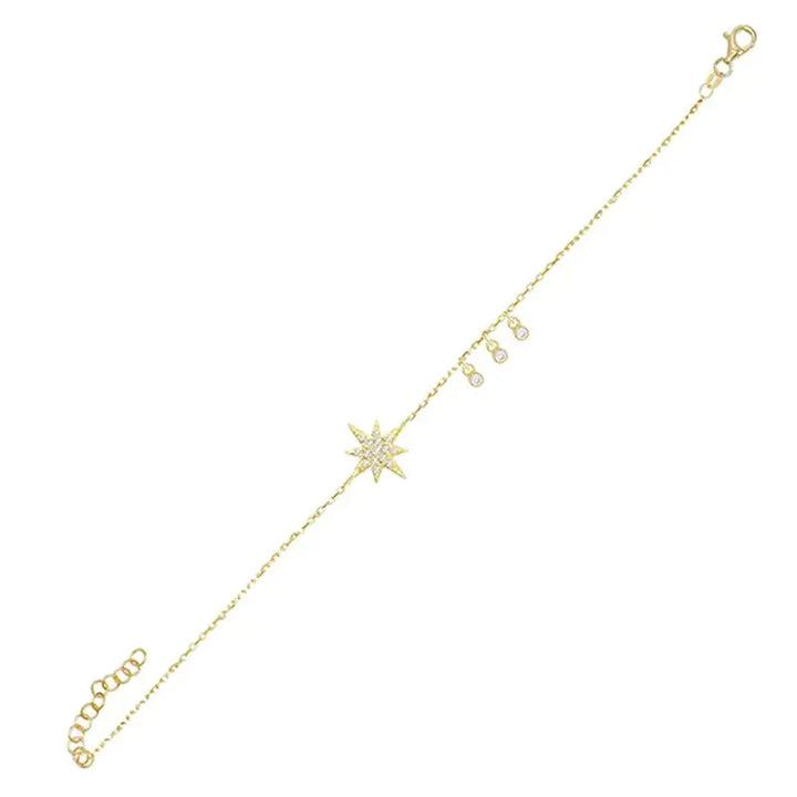 Astro Diamond Gold Bracelets - GlimmaStyle