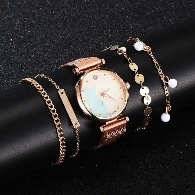 Fashion Watch Set for Women - GlimmaStyle