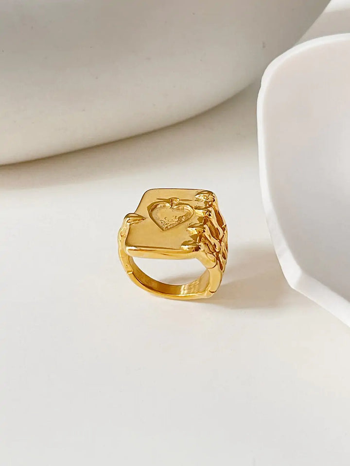 Gold Plated Magic Book Ring - GlimmaStyle