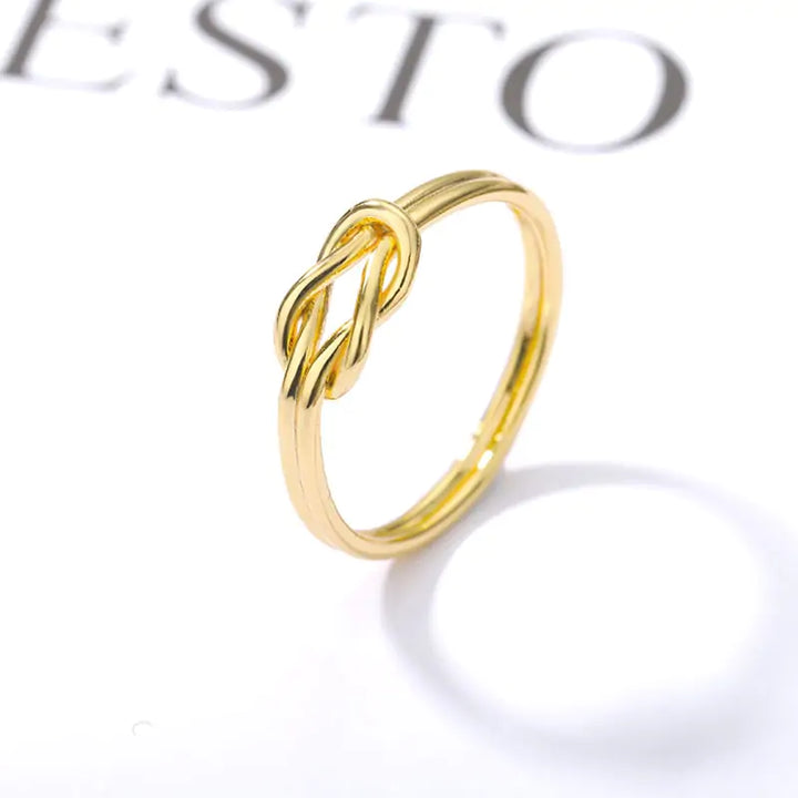 Knot Infinity Rings For Women - GlimmaStyle