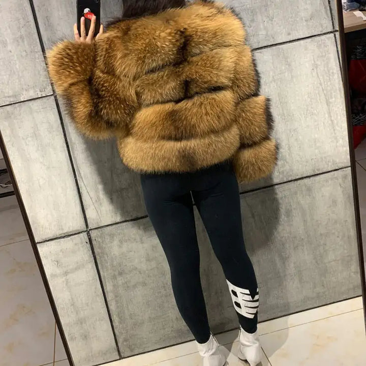 Picture Perfect Thick Fur Coat - GlimmaStyle