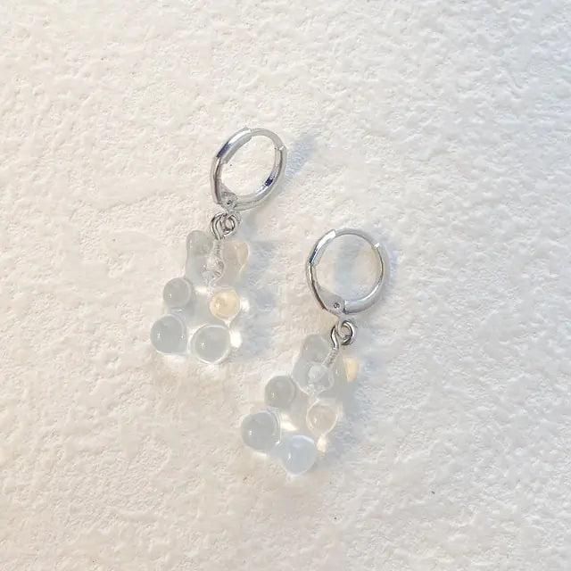 Cute Acrylic Gummy Bear Dangle Earrings - GlimmaStyle