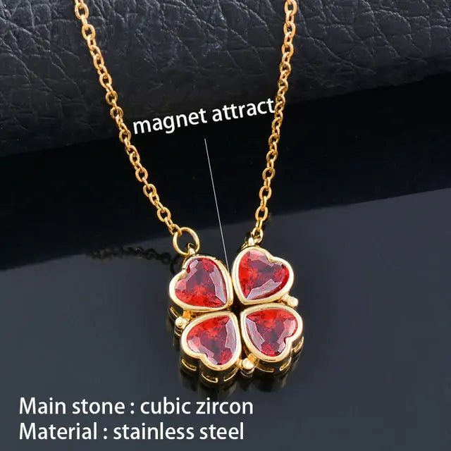 Flower Magnetic Attract Together Necklace - GlimmaStyle